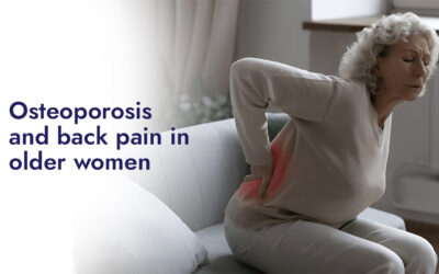 Osteoporosis and back pain in older women